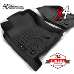 Tapete termoformado Toyota Fortuner 1+2 Fila 2016 / 2024
