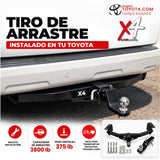 Tiro de arrastre X4 instalado en tu Toyota - ideal para bicicletas y trailers