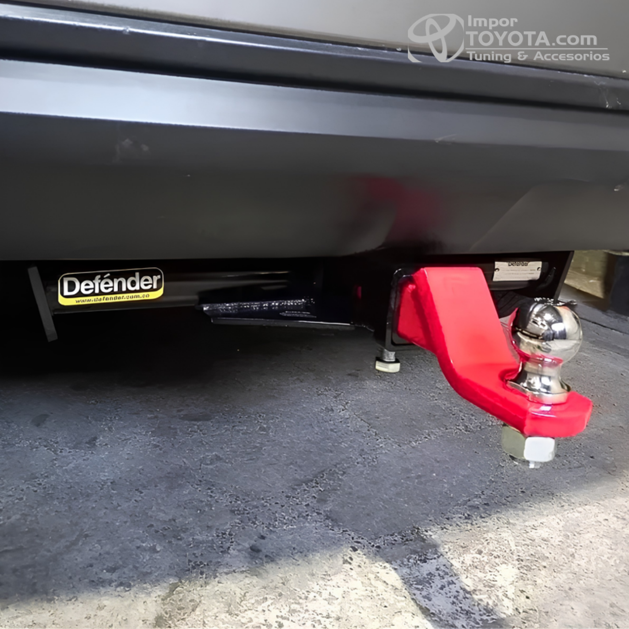 Tiro de Arrastre Defender instalado en Toyota - Importoyota Colombia