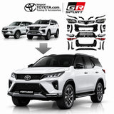 Transformación Fortuner 2017-2024 a Fortuner GR Sport 2024: antes y después con kit completo - Importoyota Colombia