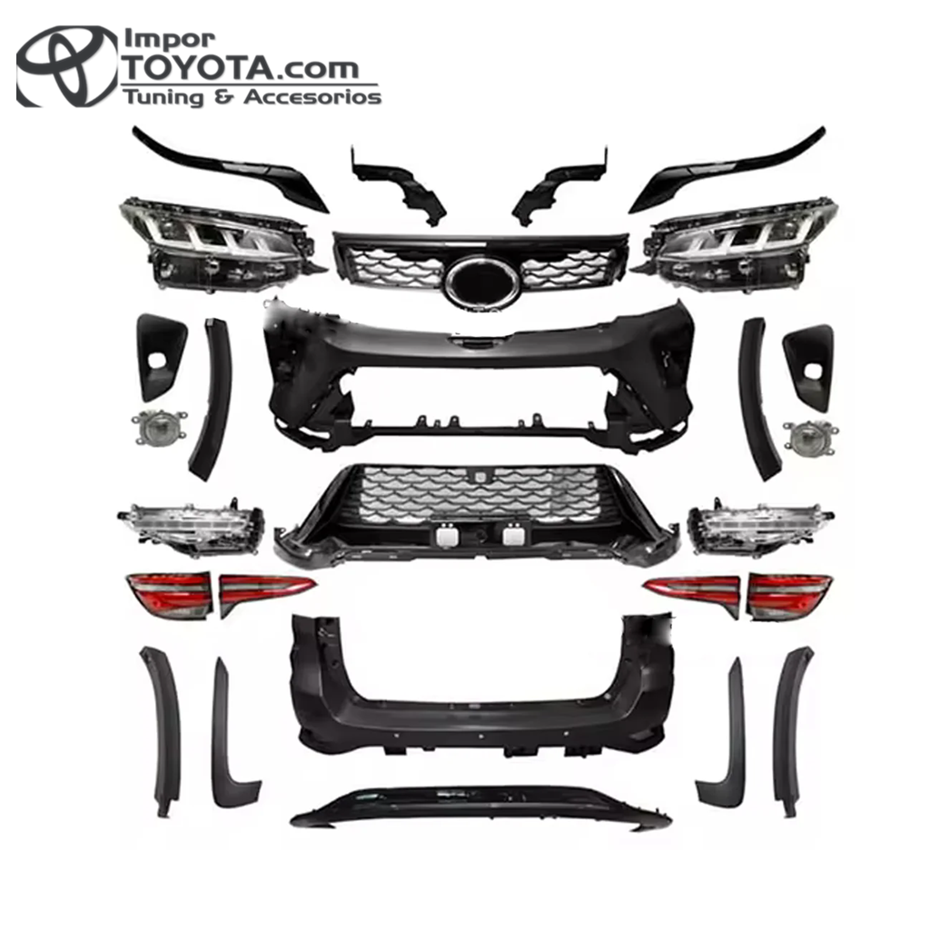 Transformacion Cambio de frente Fortuner 2017 -2024 a FortunerGR Sport 2024