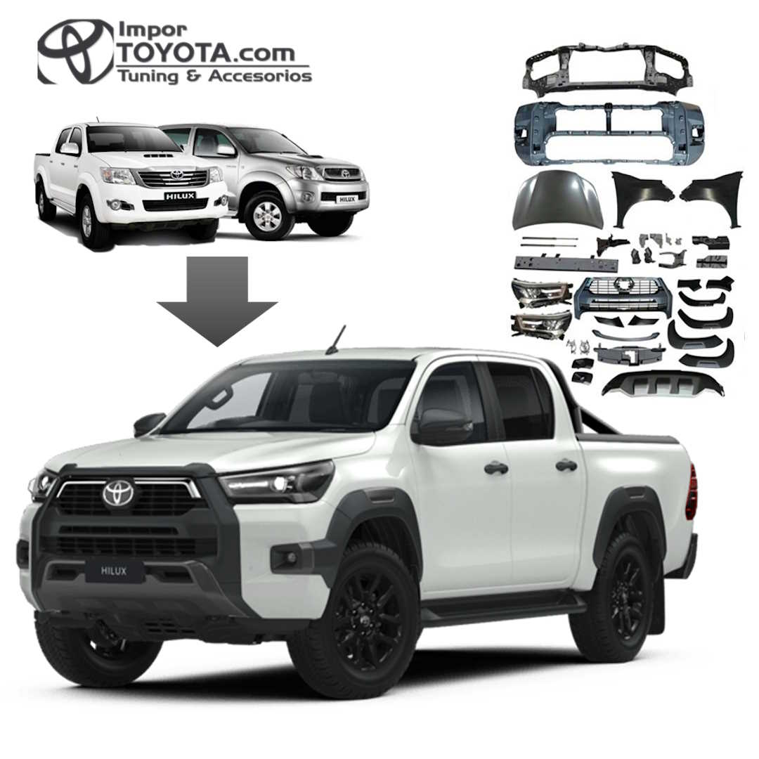 Transformacion / Cambio de Frente para Toyota Hilux Vigo 2006-2016 para Adventure
