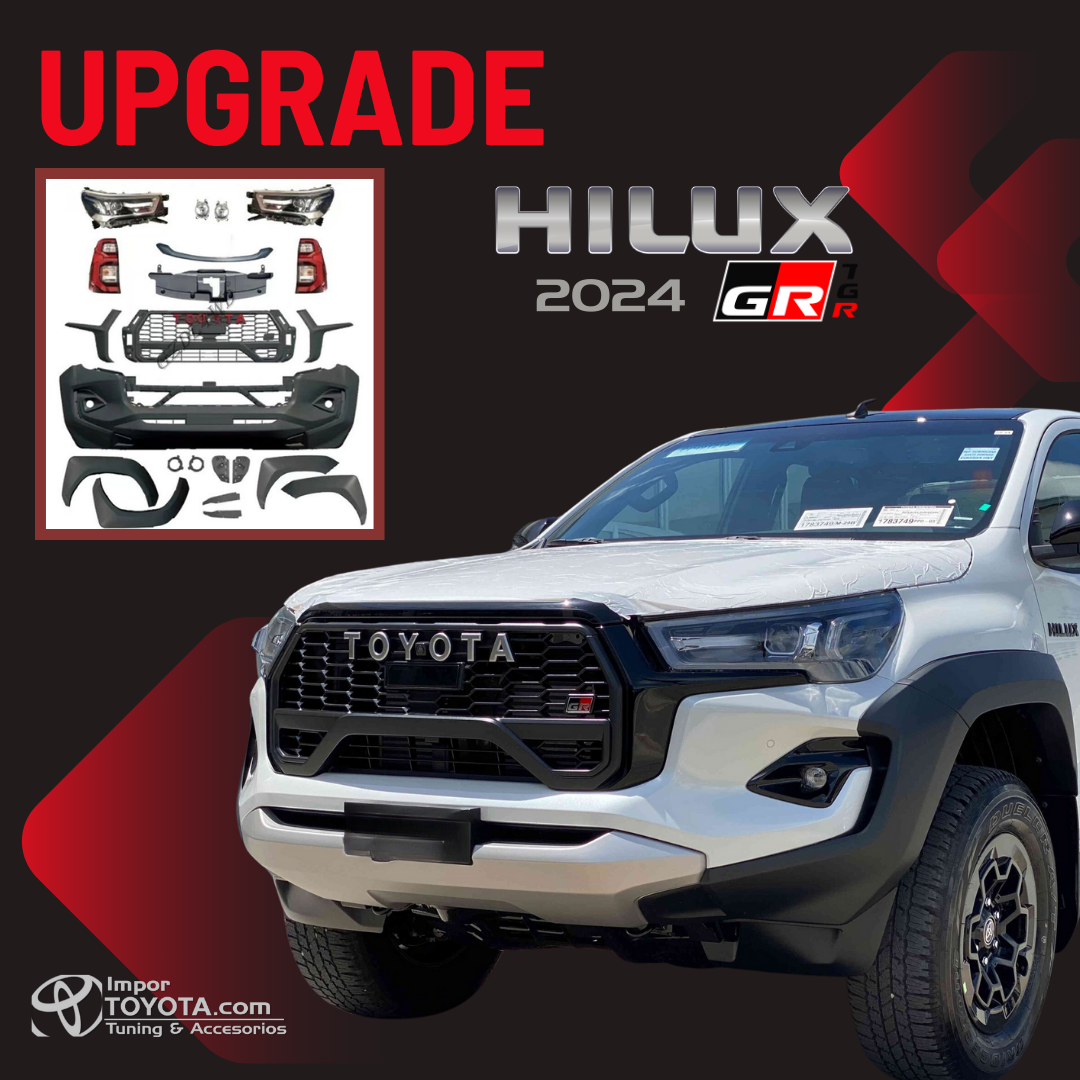 Transformacion / Cambio de Frente para Toyota Hilux 2016-2024 a 2024 GR Sport