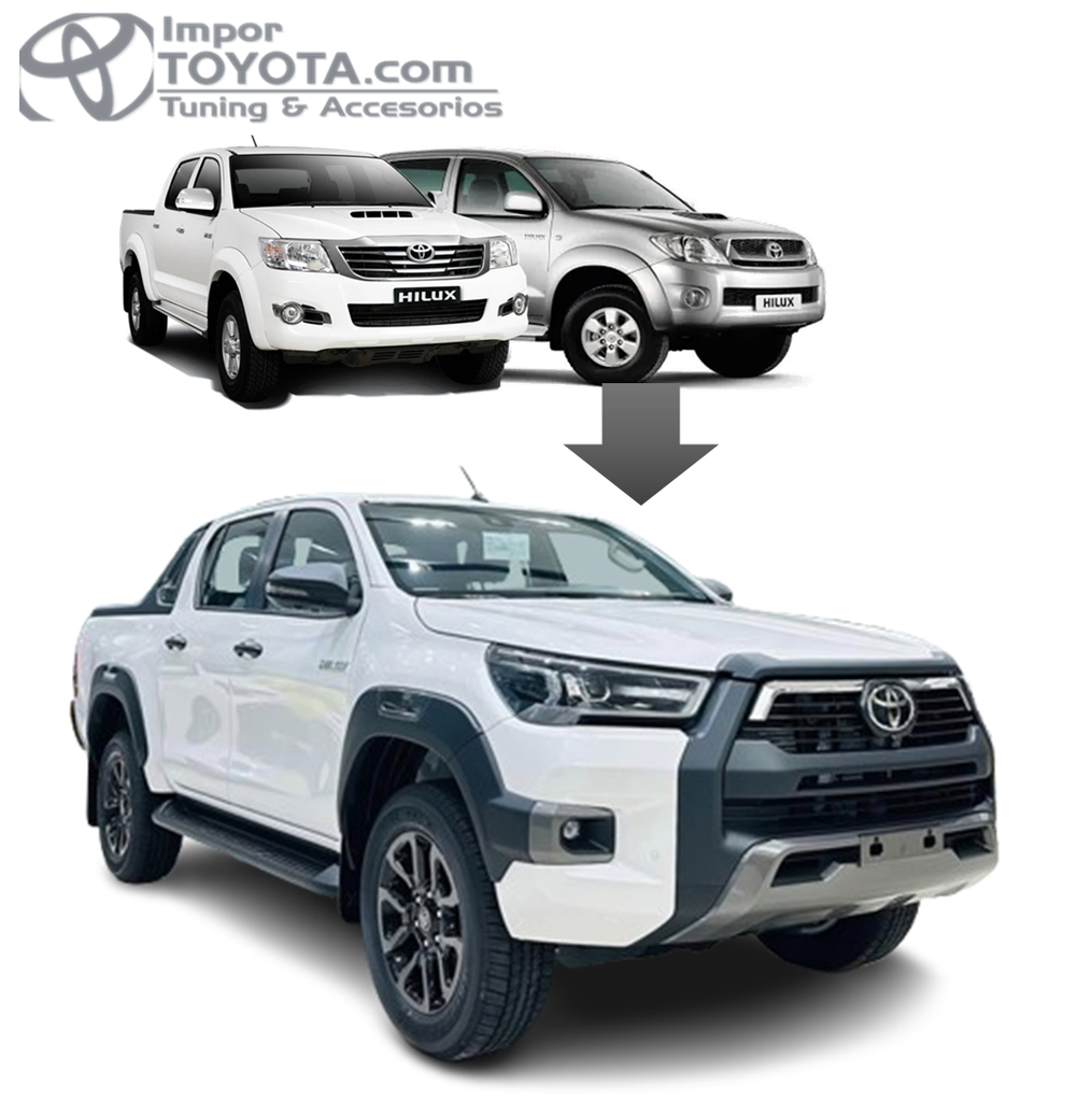 Transformacion / Cambio de Frente para Toyota Hilux Vigo 2006-2016 para Adventure