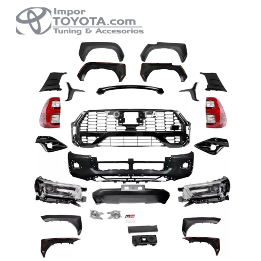 Transformacion / Cambio de Frente para Toyota Hilux Vigo a  Hilux Gr Sport