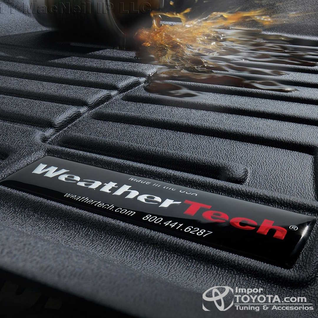 Tapete termoformado  WeatherTEch Toyota Prado 1+2+baul   2010 /2024