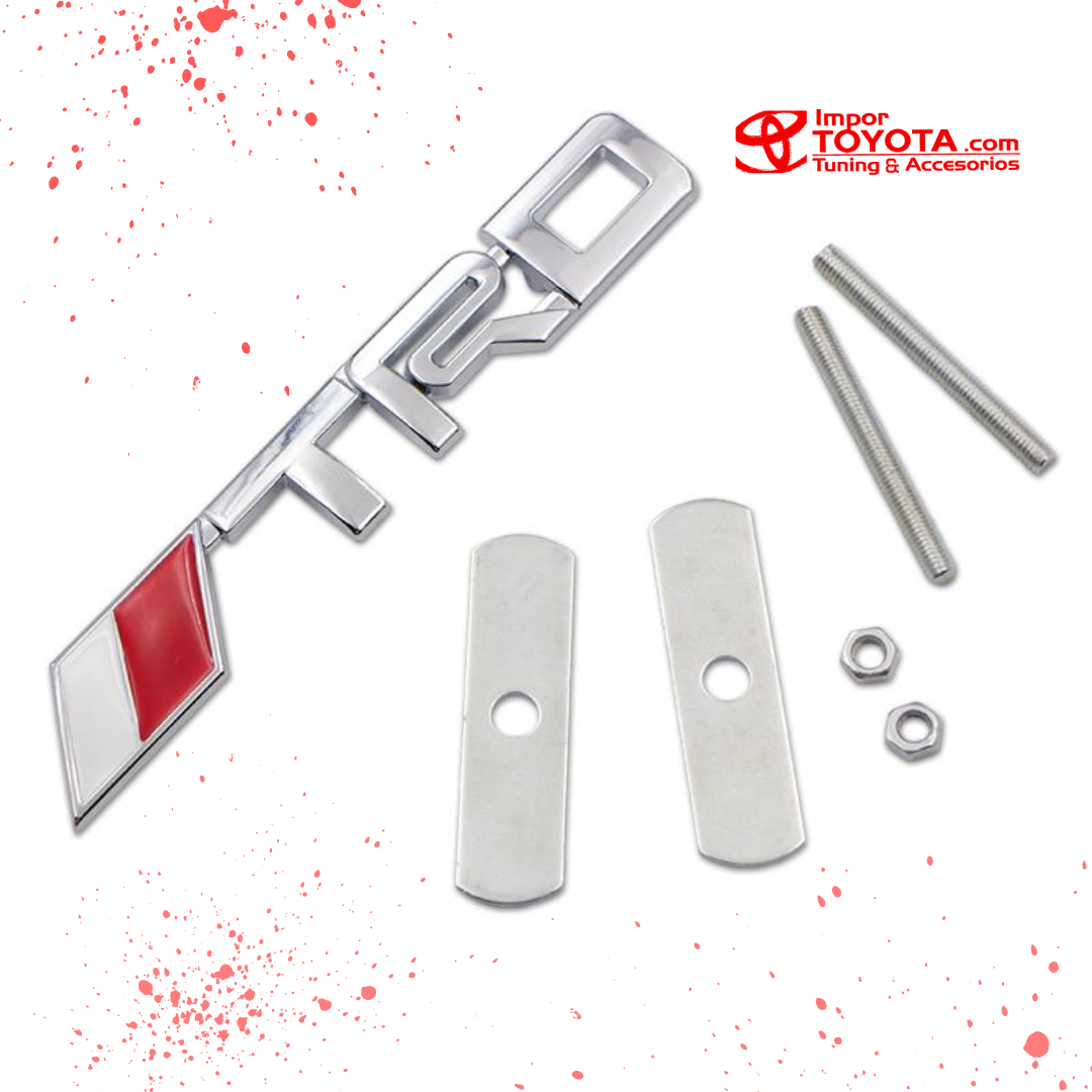 Emblema Bandera TRD Para Persianas Metálica