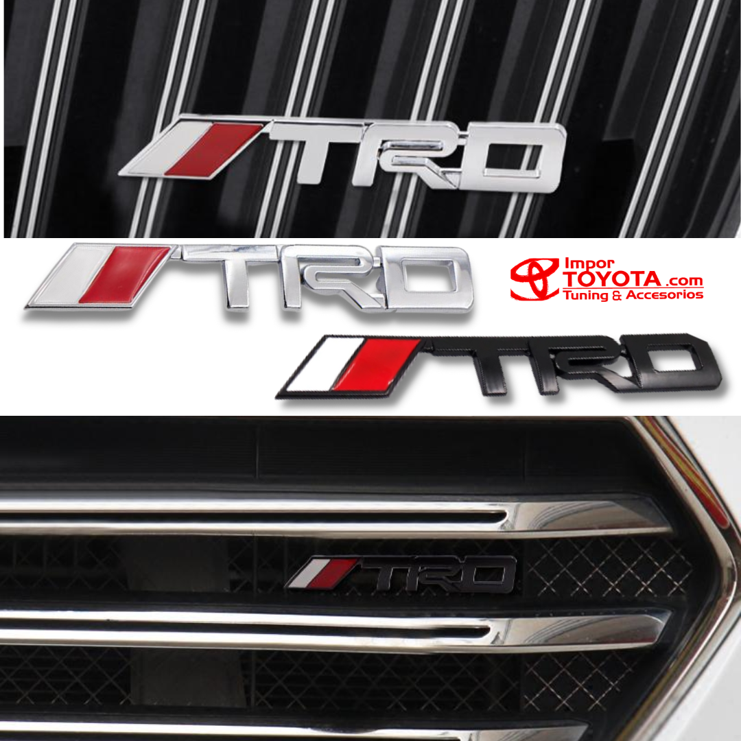 Emblema Bandera TRD Para Persianas Metálica