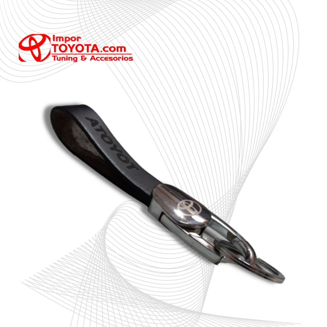 LLavero Toyota Tipo Cuero 3