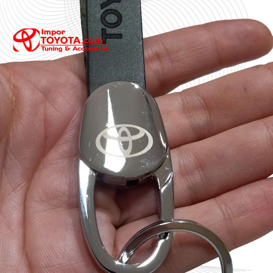 LLavero Toyota Tipo Cuero 3