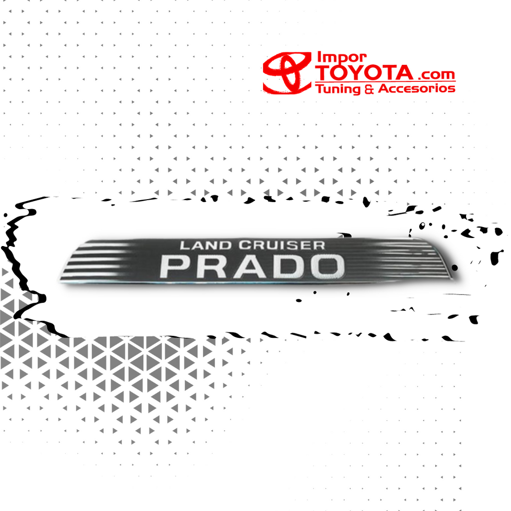 Sticker llanta de repuesto de Toyota Prado Alto Relieve