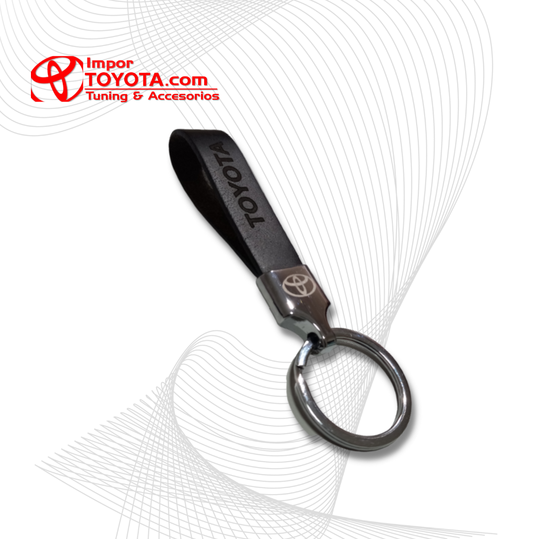 LLavero Toyota Tipo Cuero 4