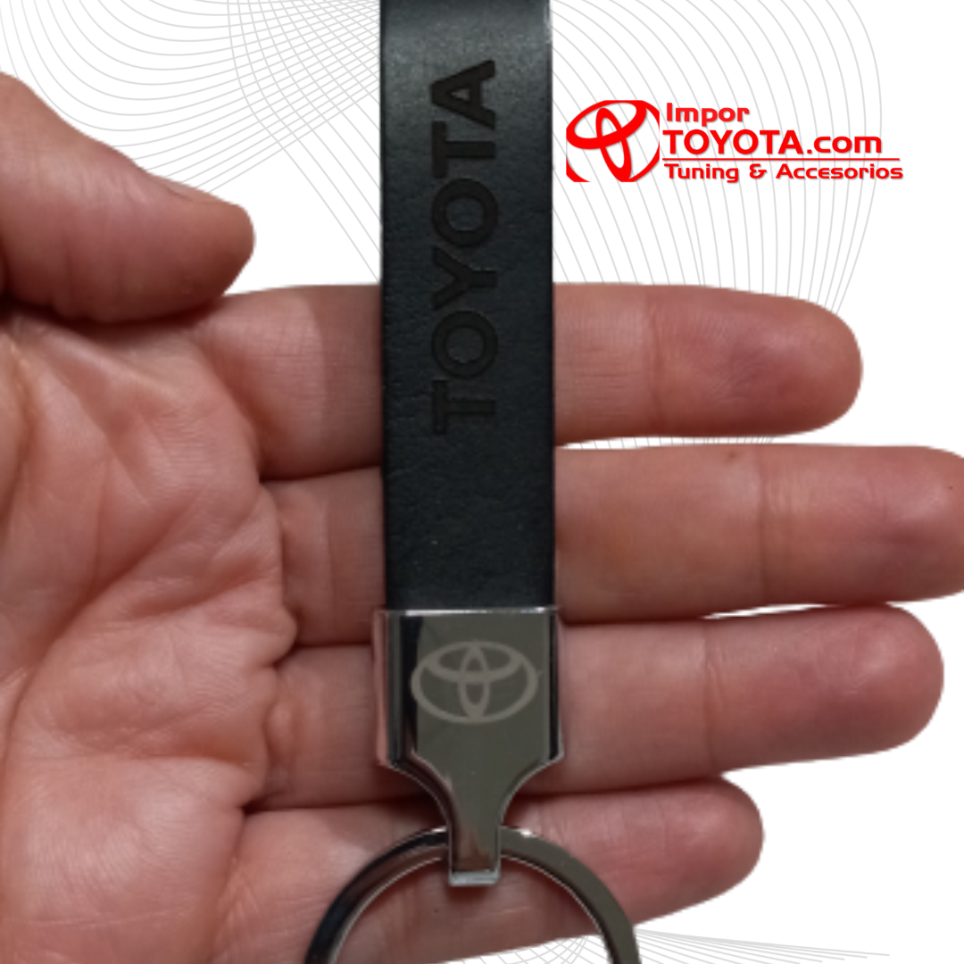 LLavero Toyota Tipo Cuero 4