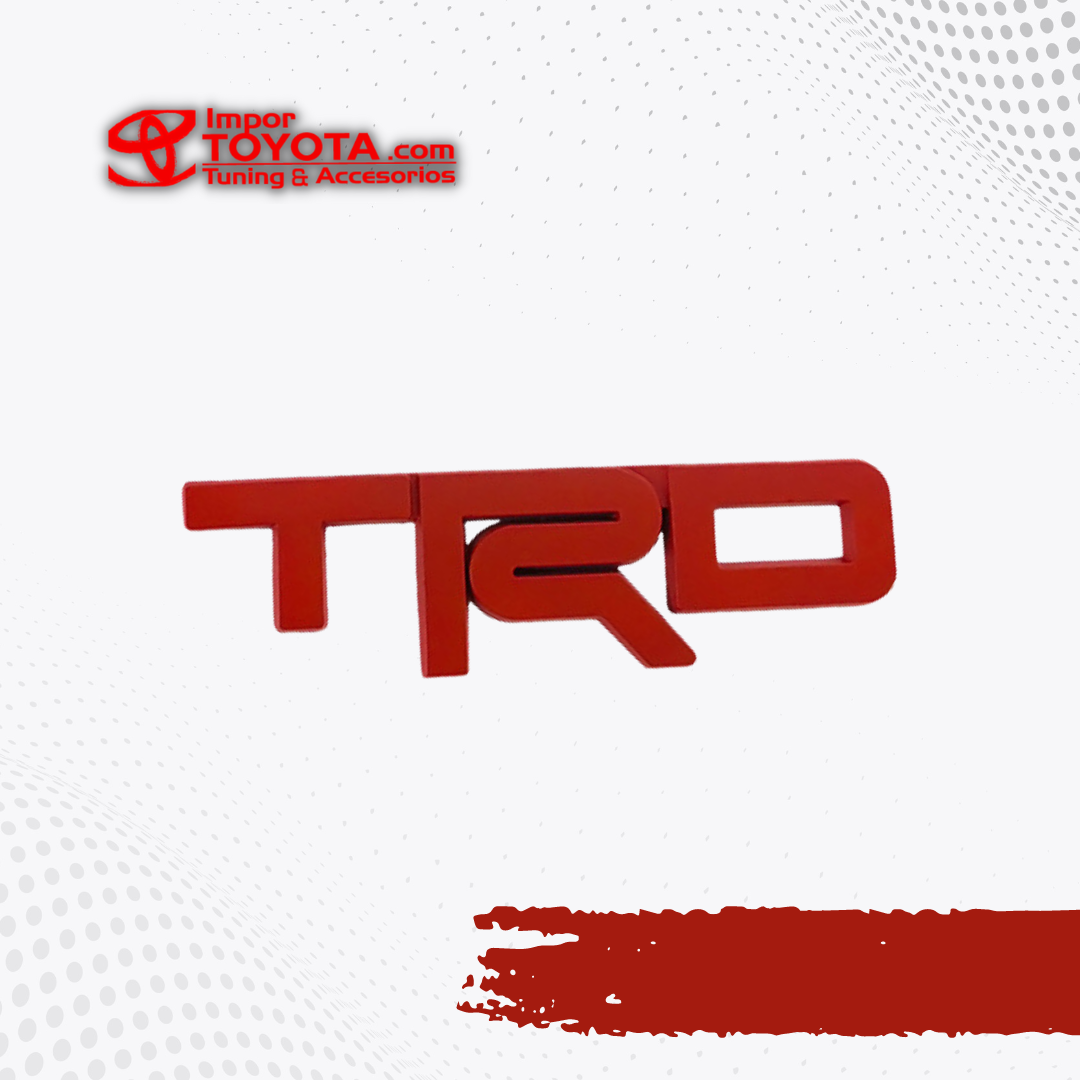 Emblema TRD Polimero en Alto Relieve