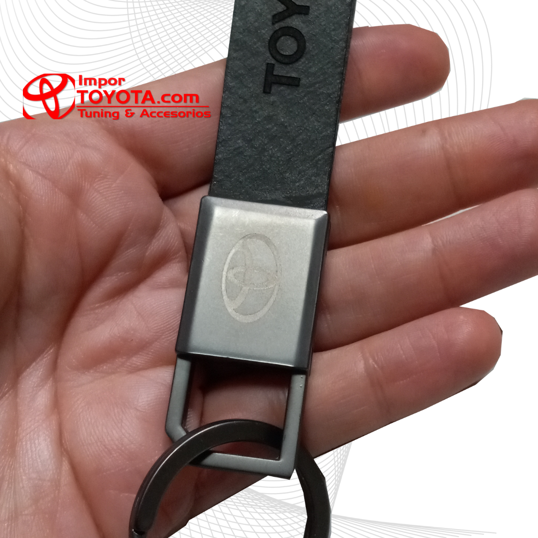 LLavero Toyota Tipo Cuero 6