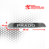Sticker llanta de repuesto de Toyota Prado Alto Relieve