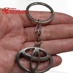 Llavero Toyota Metálico Tipo Cadena