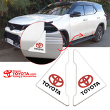 Sticker protector esquina de puerta con logo Toyota - Importoyota Colombia
