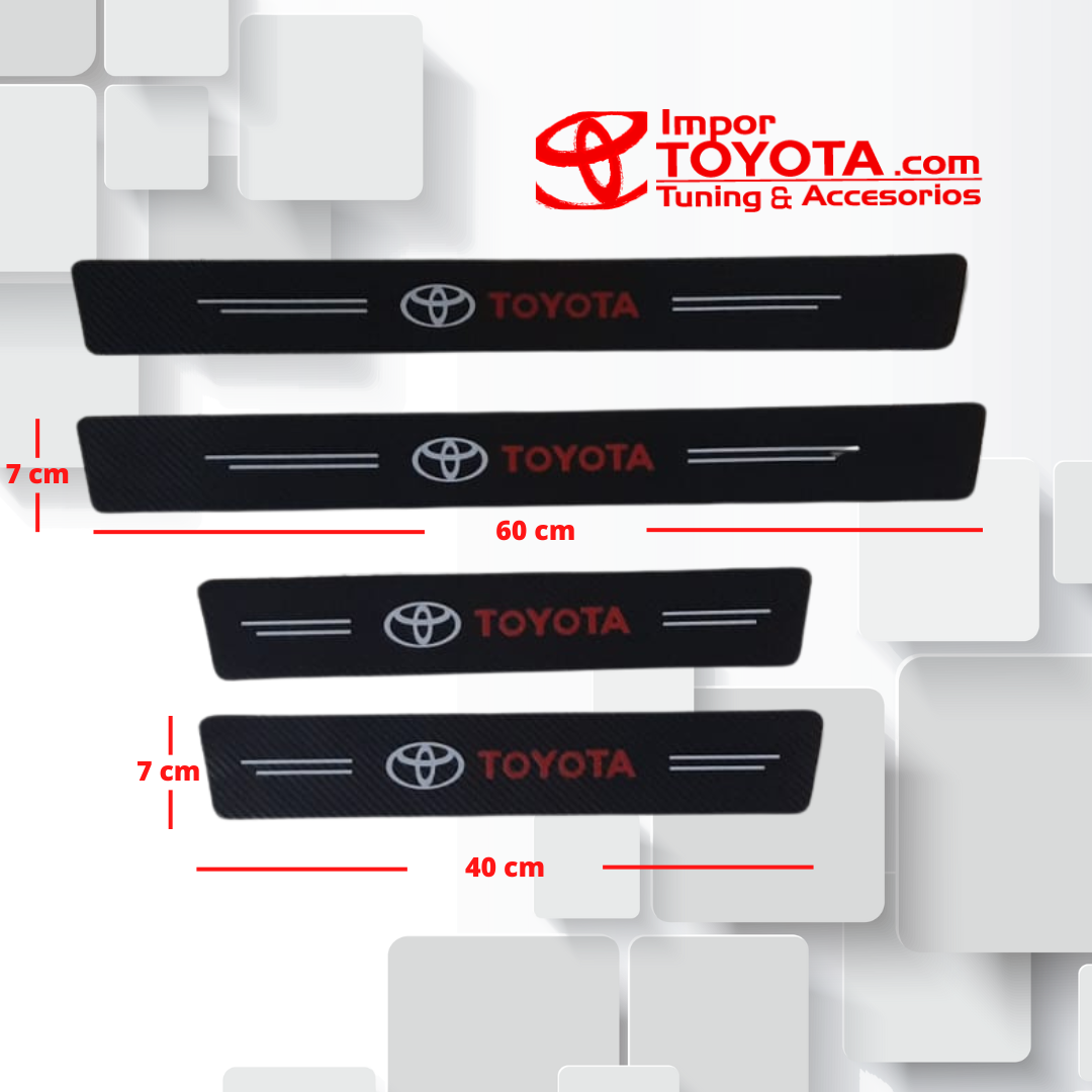 Protector de puerta lateral anti-rayones para Toyota