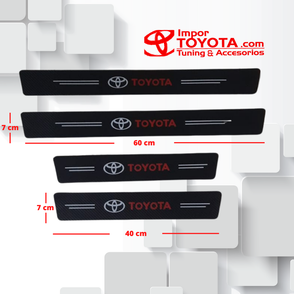 Protector de puerta lateral anti-rayones para Toyota