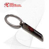 LLavero Toyota Metálico Tipo Resina - vista 2 - Importoyota Colombia
