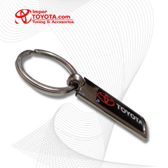 LLavero Toyota Metálico Tipo Resina