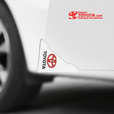 Sticker Protector para Esquina de Puerta con Logo Toyota - vista 3 - Importoyota Colombia