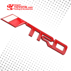 Emblema Bandera TRD Polímero Alto Relieve