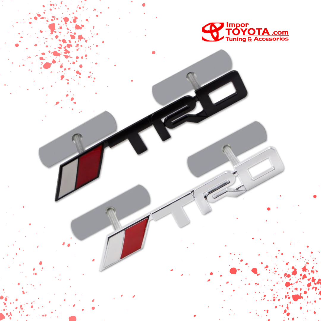 Emblema Bandera TRD Para Persianas Metálica