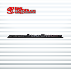 Letras Emblema Toyota Land Cruiser en Alto Relieve con Aplique Cromado