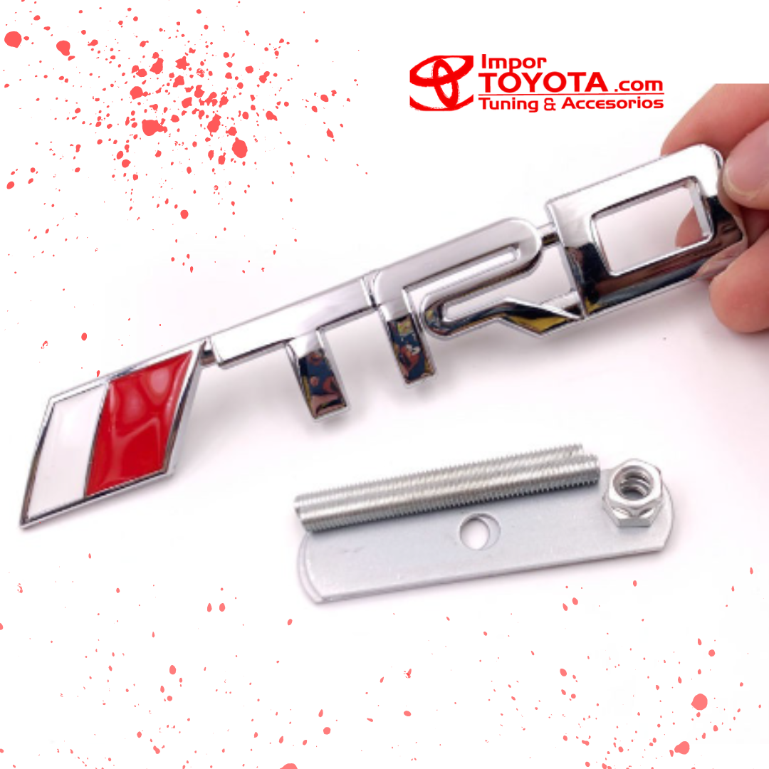 Emblema Bandera TRD Para Persianas Metálica