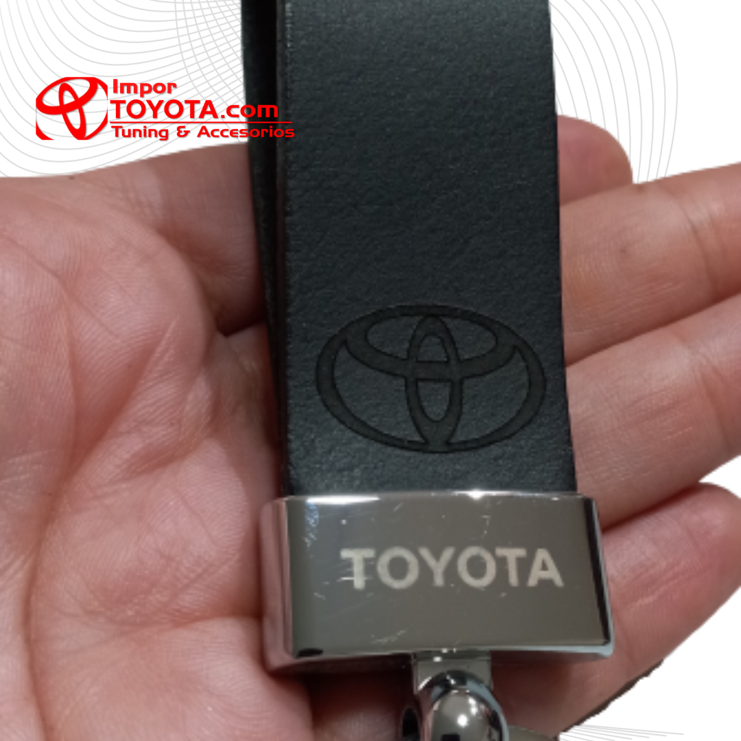 LLavero Toyota Tipo Cuero 1