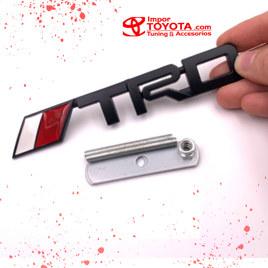 Emblema Bandera TRD Para Persianas Metálica