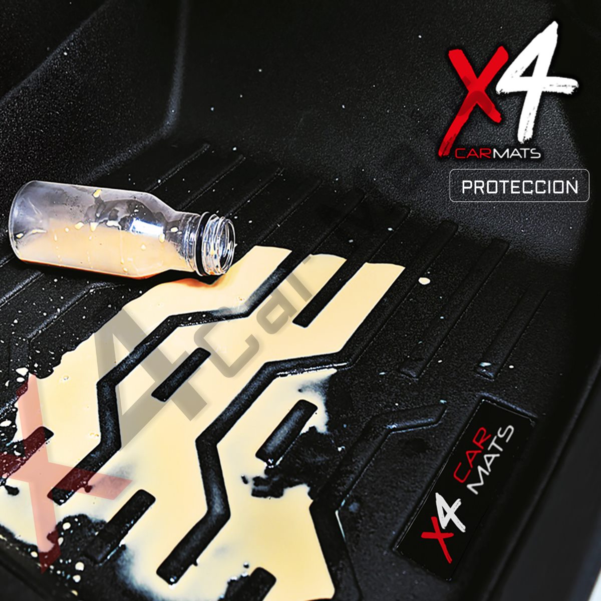 Tapete termoformado Toyota Prado 1+2+3+baul Fila  2010 /2024