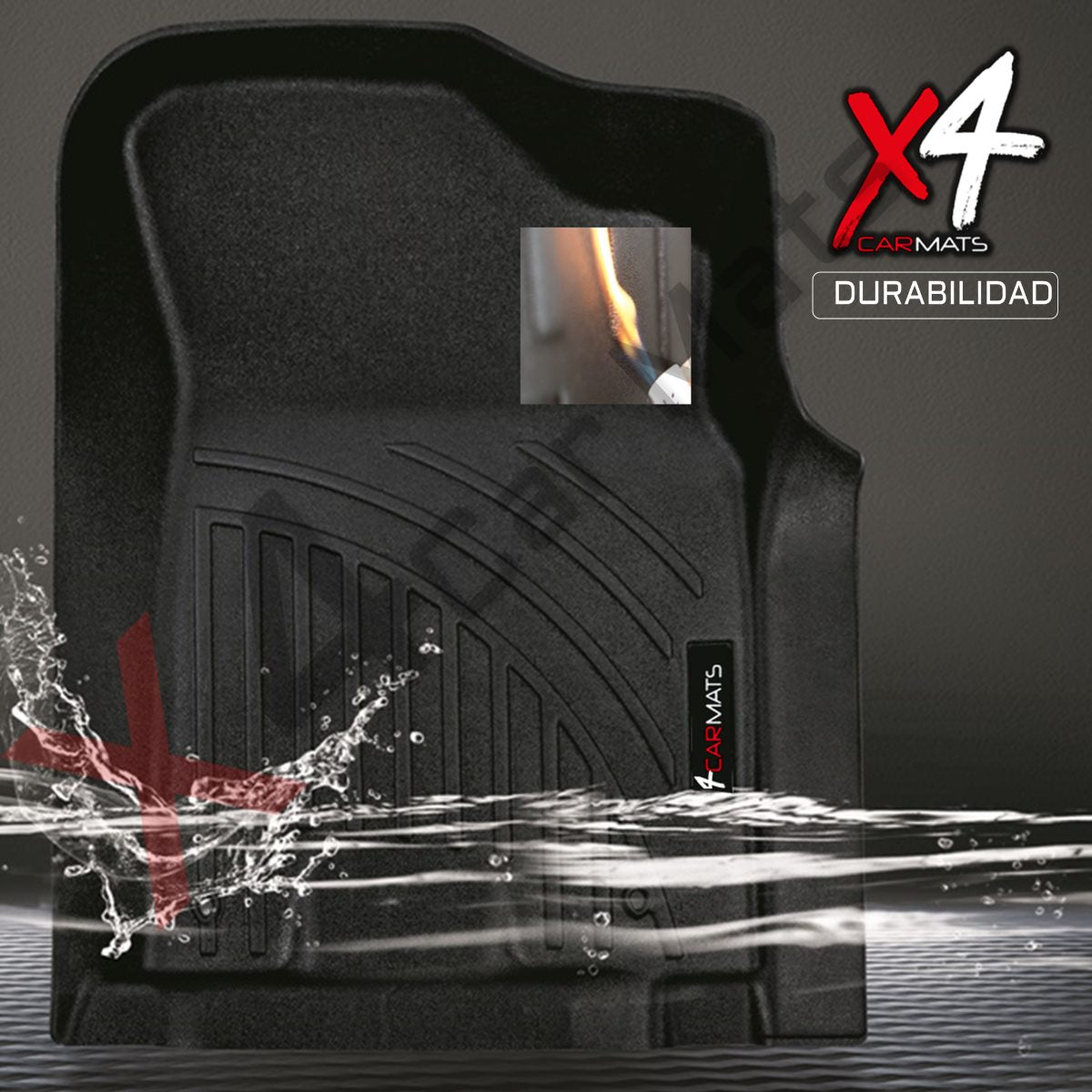 Tapete termoformado Baul beige Toyota Fortuner