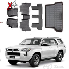 Tapete termoformado Toyota 4Runner 1+2+3 Fila + Baul 2015/2024
