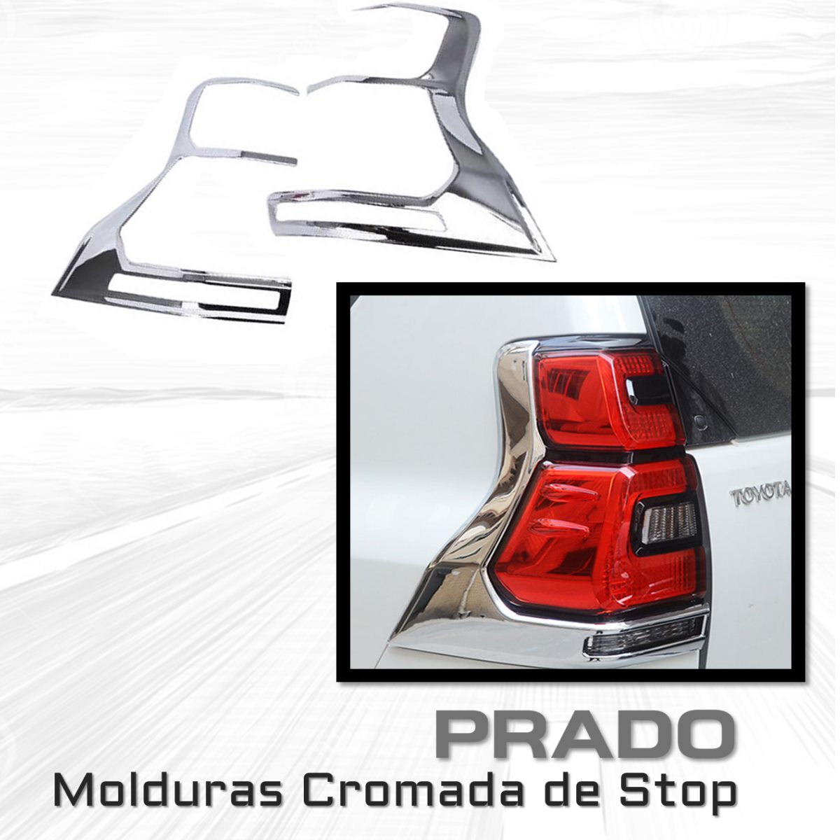 Bisel para Stop Toyota Prado 2018/2023+