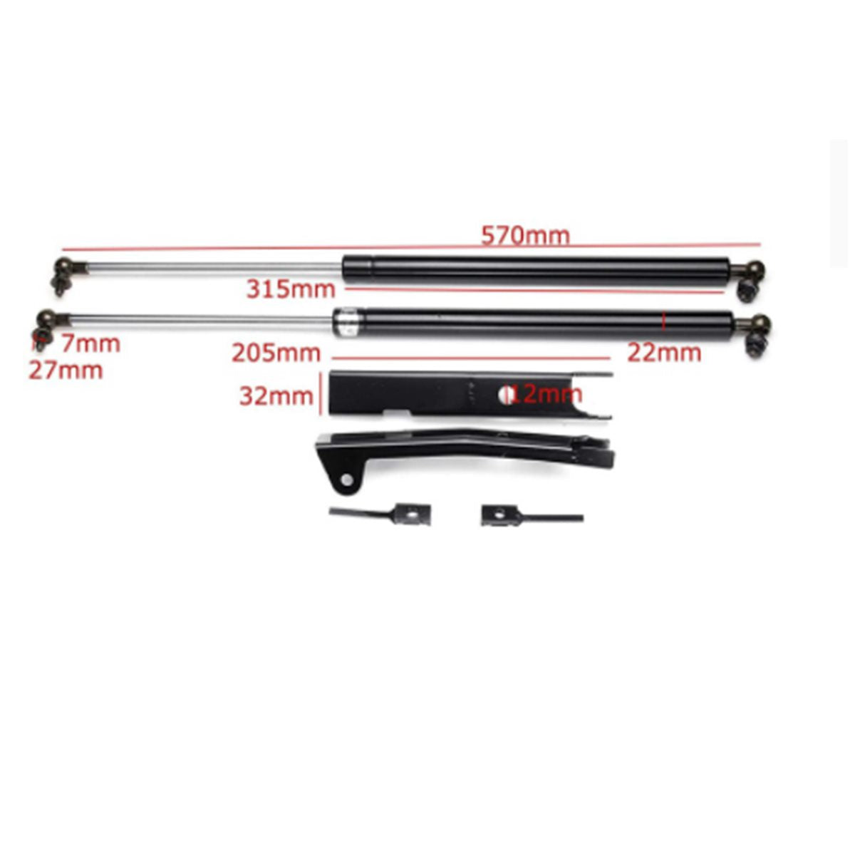 Brazo Hidraulico Para Capot Toyota Hilux REvo Rocco