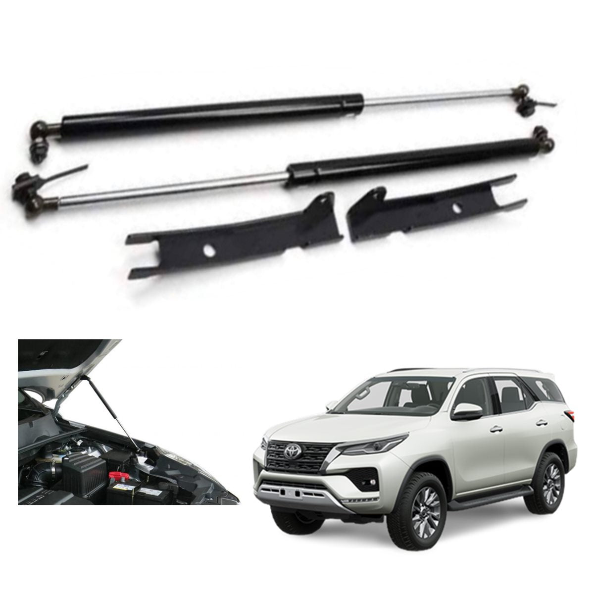 Brazo Hidraulico Para Capot Toyota Fortuner SW