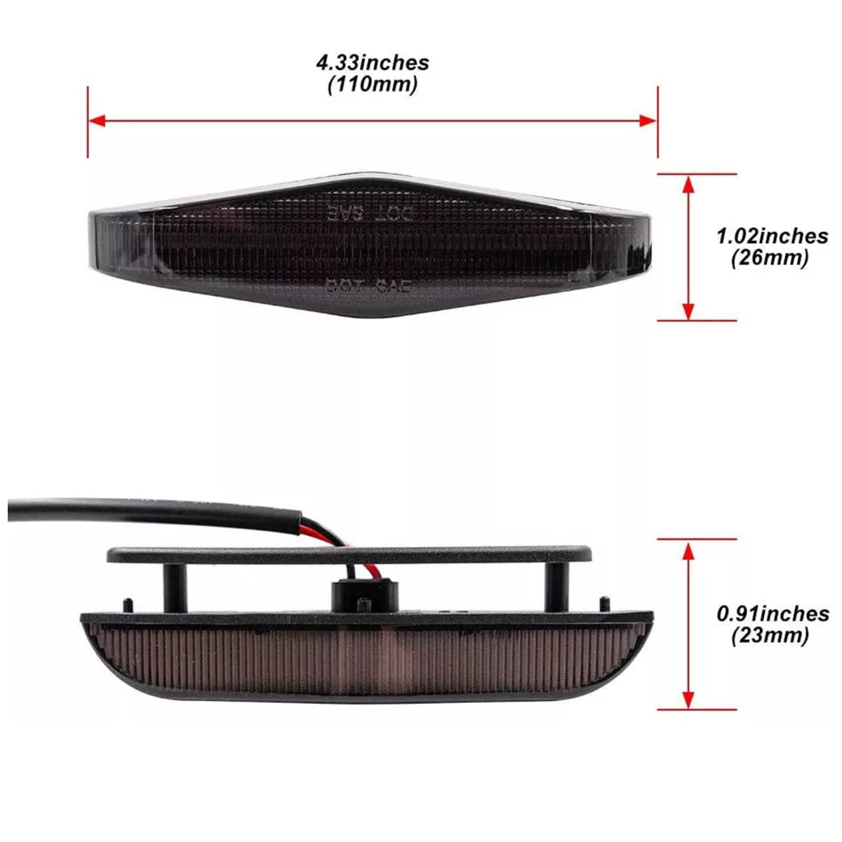 LED para Persiana TRD Toyota RG x4