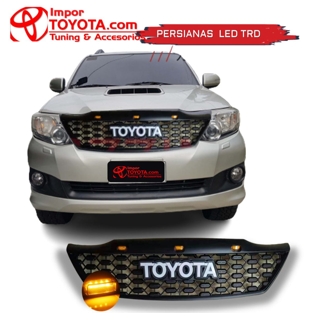 Persiana LED TRD Toyota Fortuner 2012 / 2016 Emblema TOYOTA