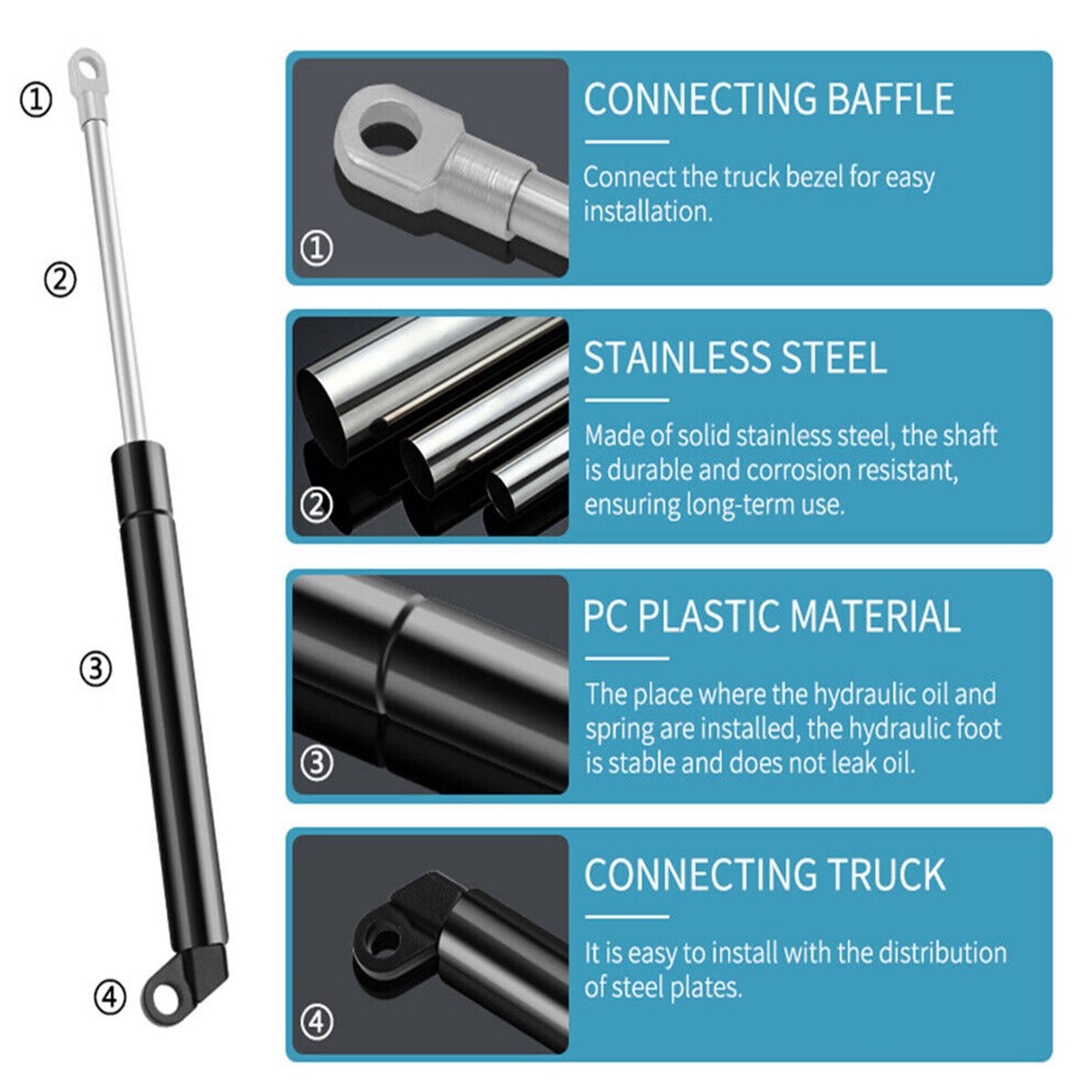 Brazo Hidraulico Para Platon Toyota Hilux Revo Rocco