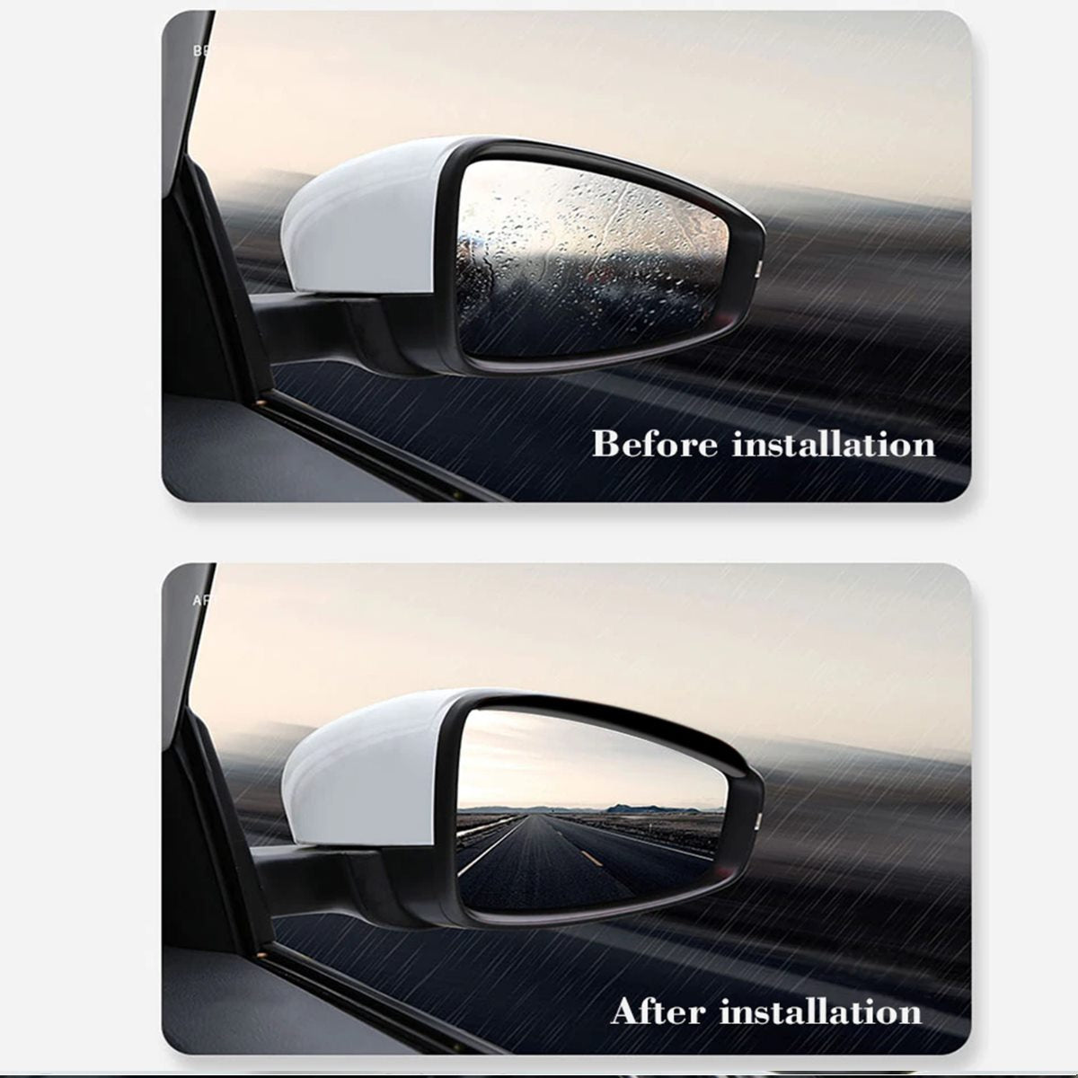 Protector superior de lunas espejos retrovisores Toyota