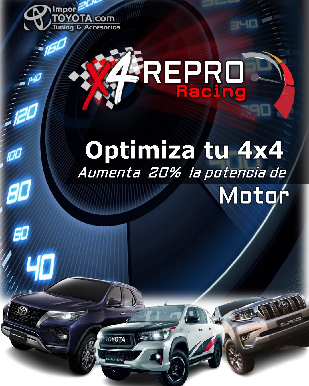 Reprogramacion ECU Aumento de Potencia Toyota - Importoyota Colombia