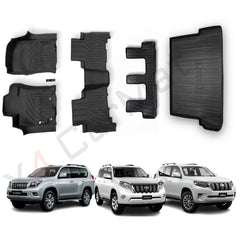 Tapete termoformado Toyota Prado 1+2+3+baul Fila  2010 /2024