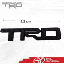 Load image into Gallery viewer, Emblema TRD Efecto Carbon polimero