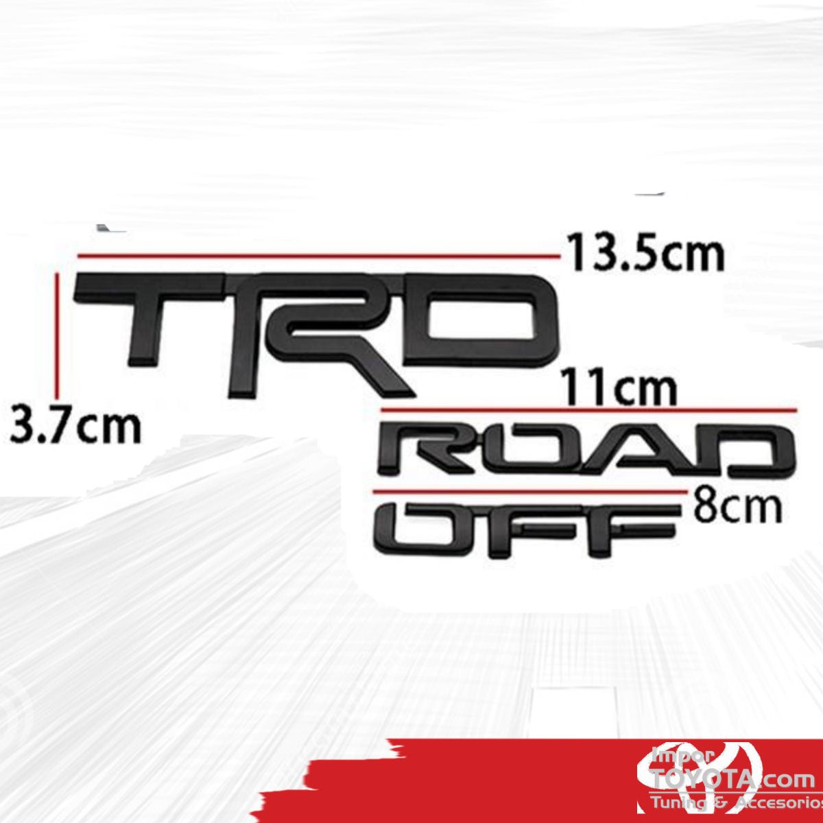 Emblema TRD Off Road en Alto Relieve X1