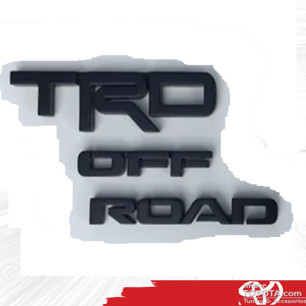 Emblema TRD Off Road en Alto Relieve X1