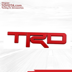 Emblema TRD Metalico en Alto Relieve